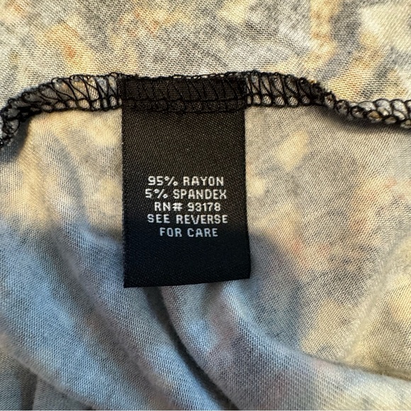 Premise Studio Women’s Ruched Sleeve Tribal Print Front Pocket Tunic Sz 2X - Picture 6 of 9